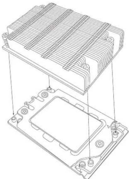 Supermicro SuperBlade SBS-820H-4114S - Installing the Processor and Heatsink - 9