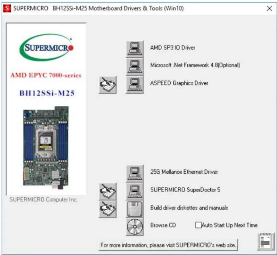 Supermicro SBA-4119S-C2N - Driver Installation - 1