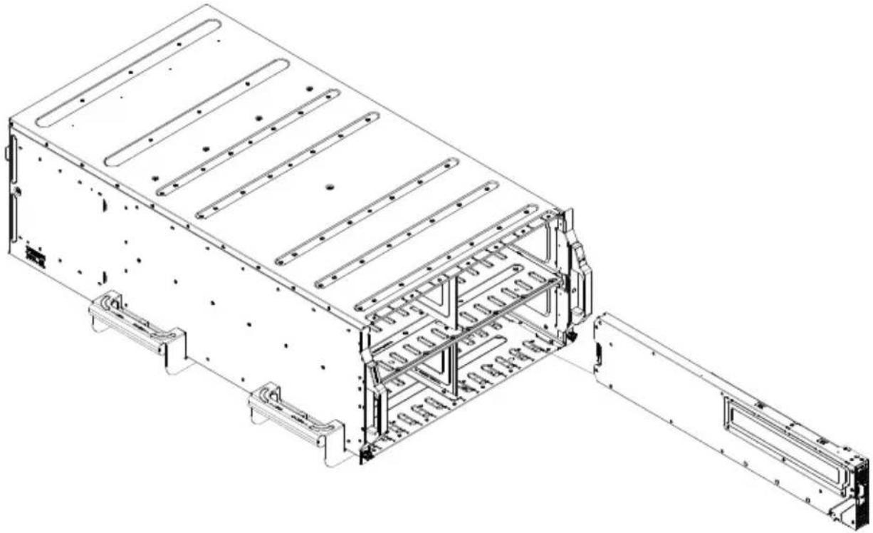 Supermicro MicroBlade MBI-6118G-T41X - Installing a MicroBlade Module Unit into the Enclosure - 1
