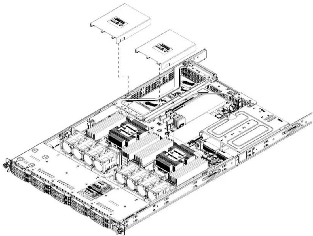 Supermicro SuperServer 1029UX-LL2-C16 - Installing the Air Shroud - 1