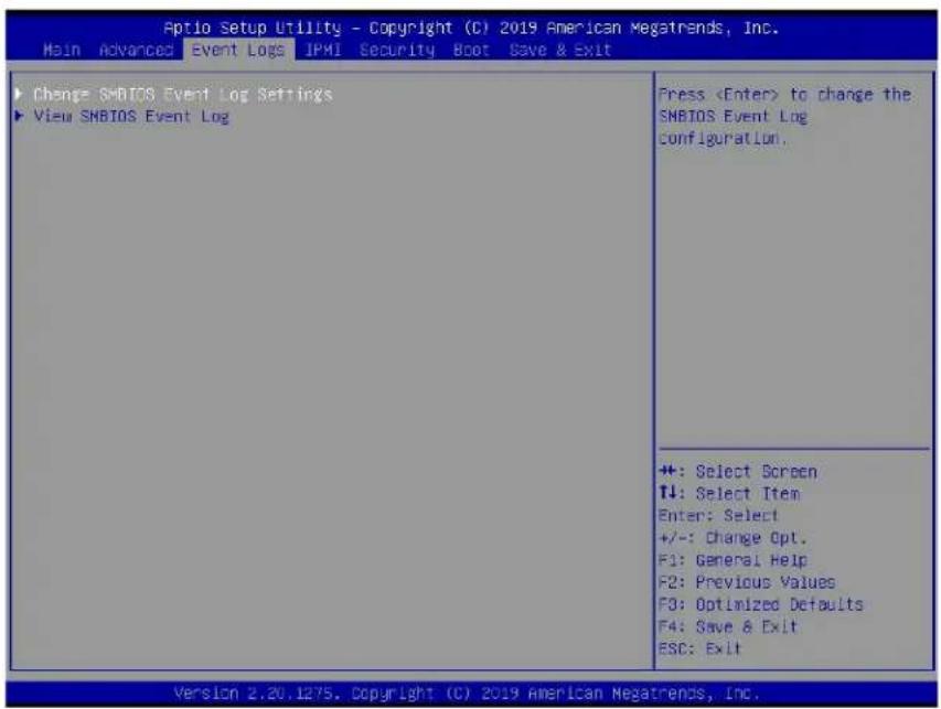 Supermicro SuperServer 1029UX-LL2-C16 - Event Logs - 1