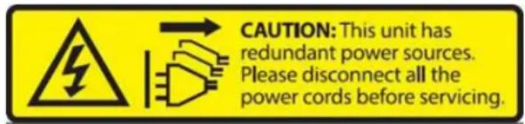 Supermicro SuperStorage 6049SP-DE2CR60 - Power Disconnection Warning - 2