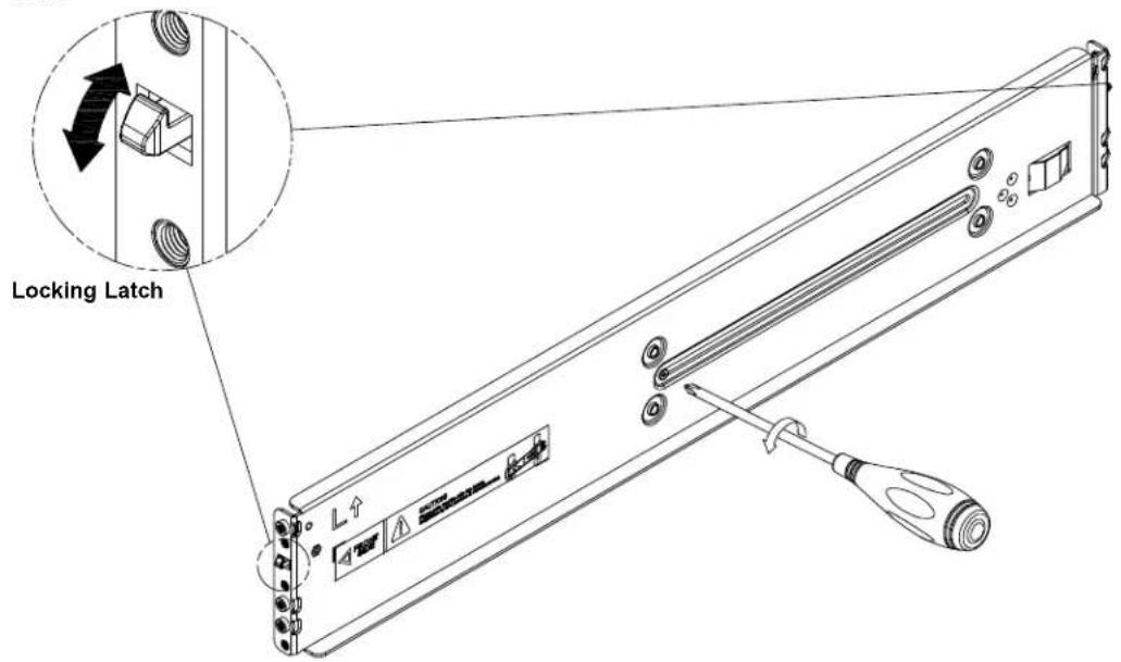 Supermicro SuperStorage 6049SP-DE2CR60 - Installing the Rails onto the Rack - 1