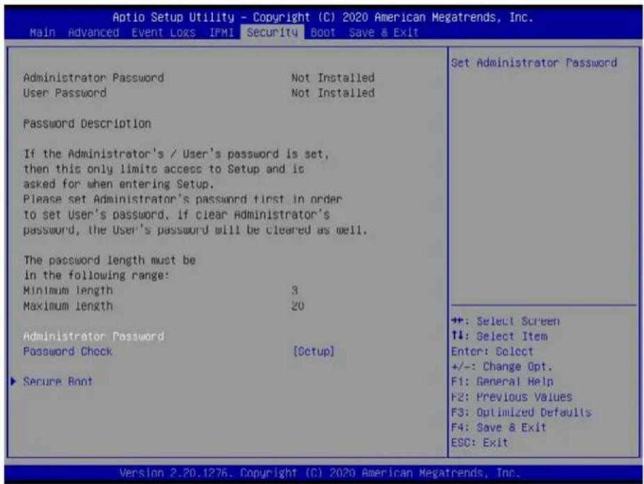 Supermicro SuperStorage 6049SP-DE2CR60 - Security - 1