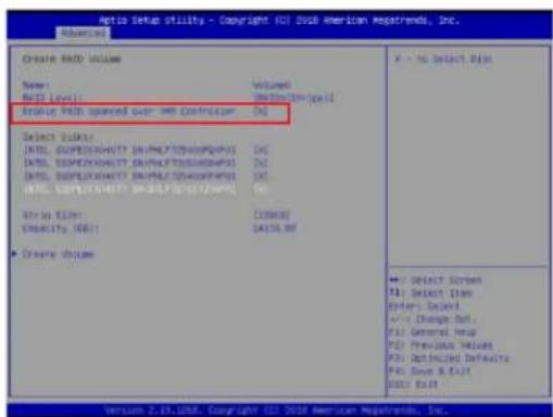 Supermicro SuperStorage 1029P-NES32R - E.2 Enabling NVMe RAID - 4