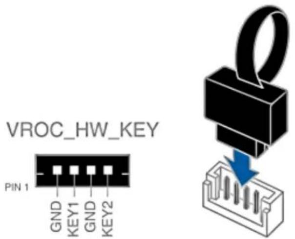 Supermicro SuperStorage 1029P-NES32R - E.1 Hardware Key - 1