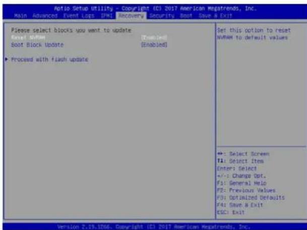Supermicro SuperStorage 1029P-NES32R - D.3 Recovering the Main BIOS Block with a USB Device - 2