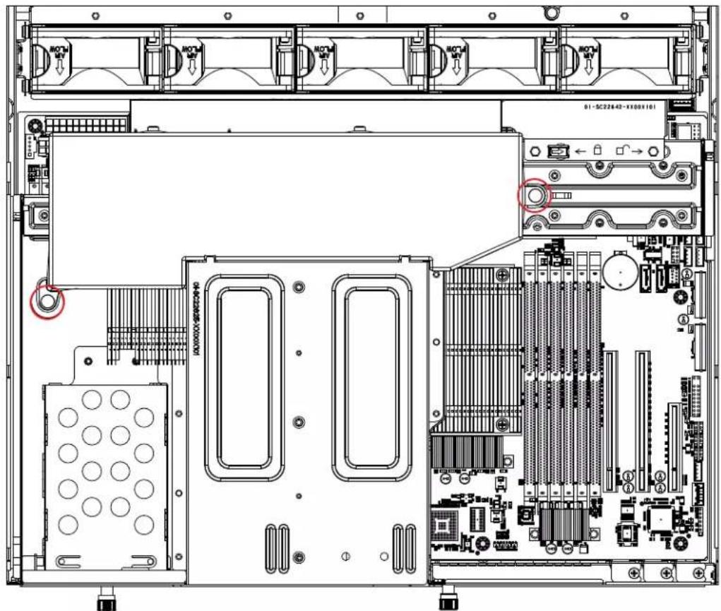 Supermicro SuperStorage 2029P-E1CR48L - Installing the Optional Front NVMe Drives - 1