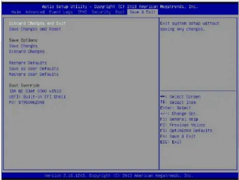 Supermicro SuperServer 6028TP-DNCFR - 7-8 Save &amp; Exit - 1