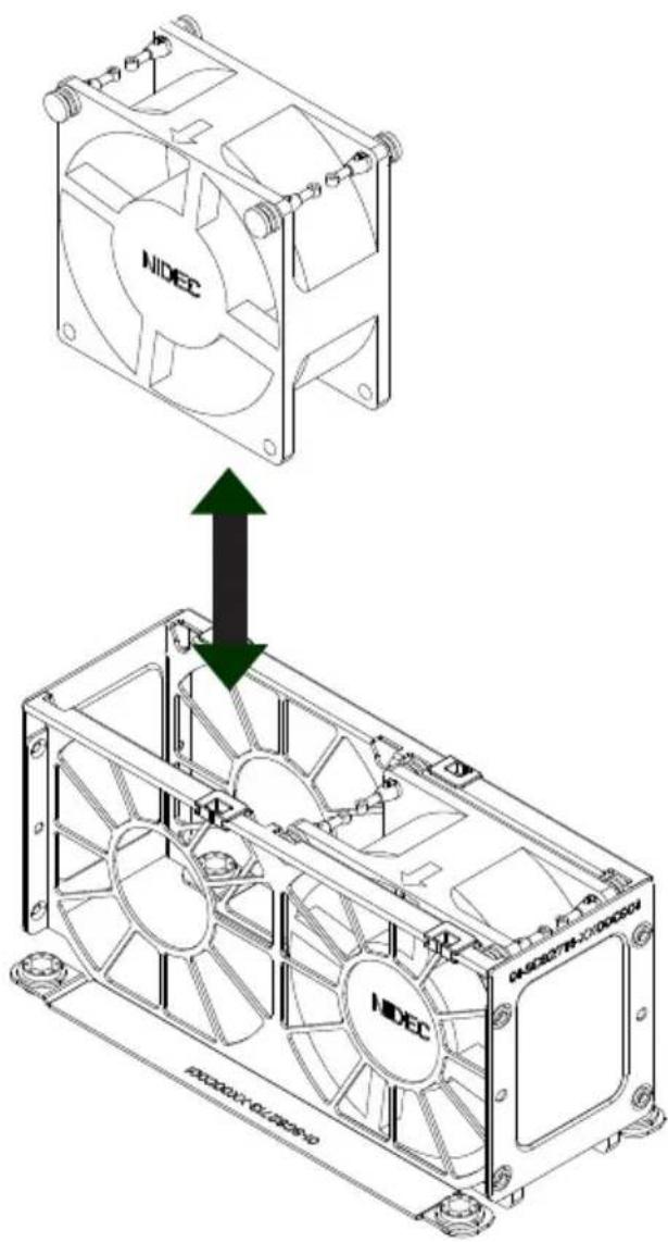Supermicro SuperServer 6028TP-DNCFR - Changing a System Fan - 2
