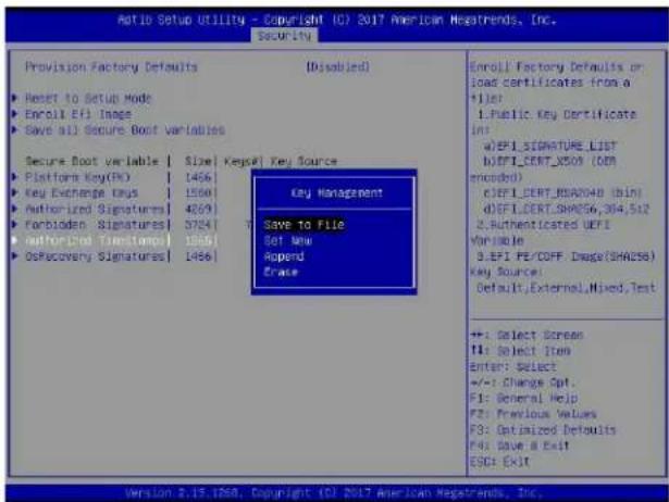 Supermicro X11DPFF-SN - ▶ Authorized TimeStamps - 1