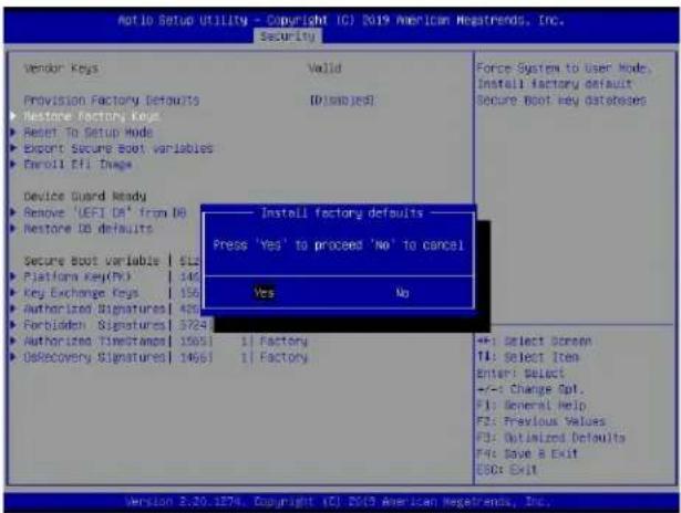 Supermicro X11DPFF-SN - Provision Factory Defaults - 2