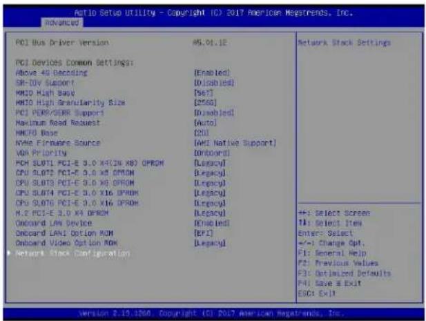 Supermicro X11DPFF-SN - Network Stack Configuration - 1