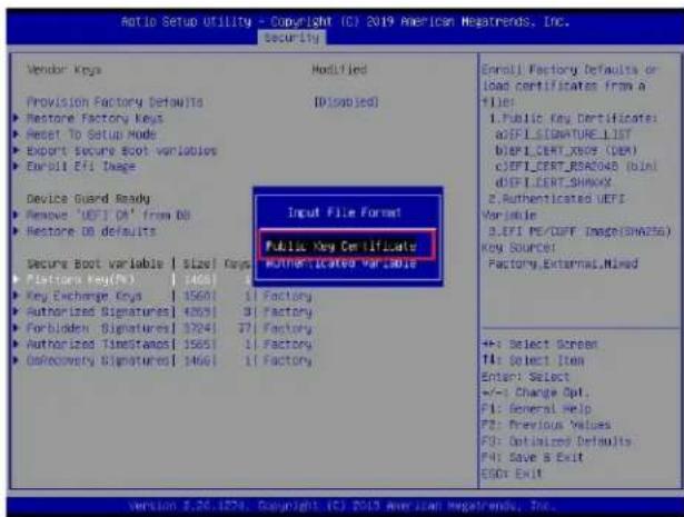 Supermicro X11DPFF-SN - ▶ Platform Key (PK) - 11