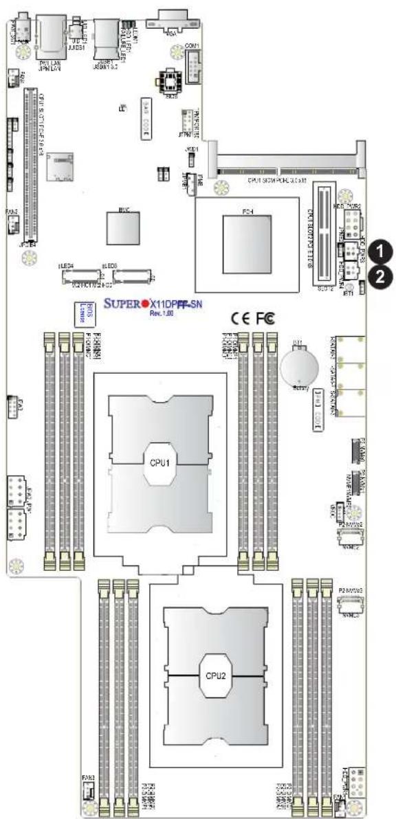 Supermicro X11DPFF-SN - 4-Pin HDD Power Connectors - 1