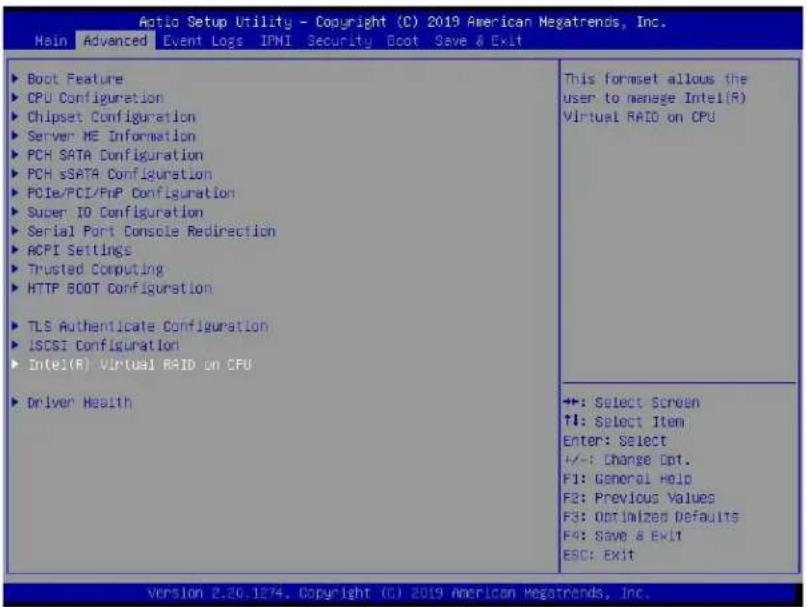 Supermicro X11DPFF-SN - Enabling a PCI Slot for VMD Support in the BIOS Setup Utility - 3