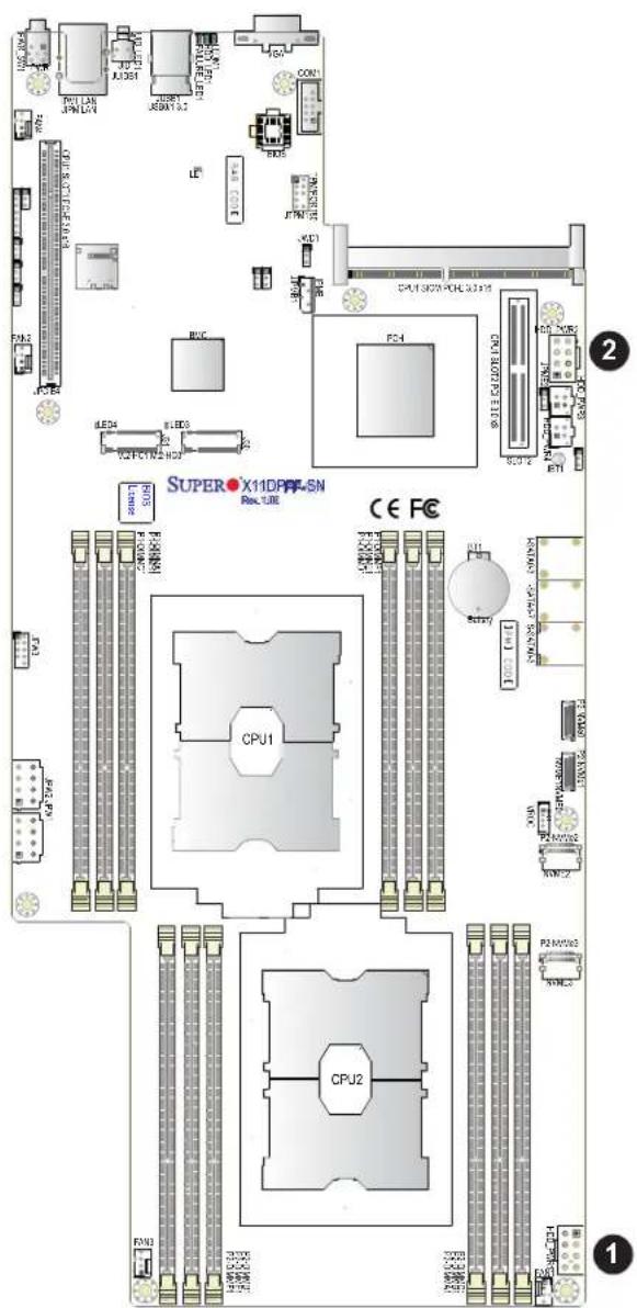 Supermicro X11DPFF-SN - 8-Pin HDD Power Connectors - 1