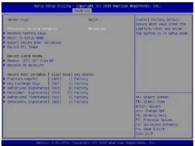 Supermicro X11DPFF-SN - F.4 Key Management Settings - 1