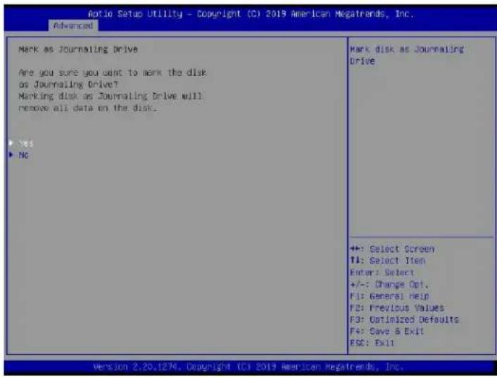 Supermicro X11DPFF-SN - To Mark a RAID Volume as a Journaling Drive - 3