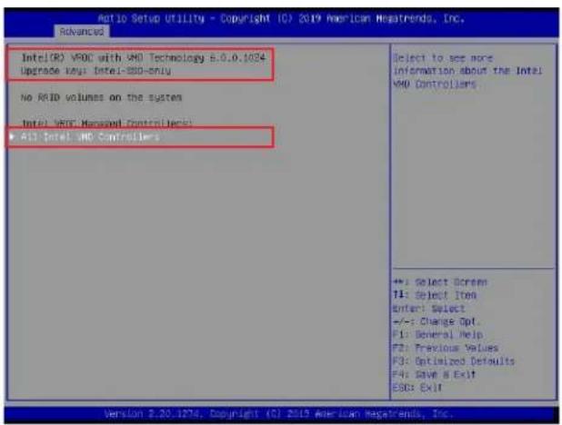 Supermicro X11DPFF-SNR - Enabling a PCI Slot for VMD Support in the BIOS Setup Utility - 4