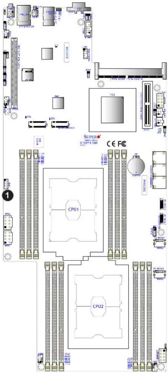 Supermicro X11DPFF-SNR - Auxiliary Power Connector - 1