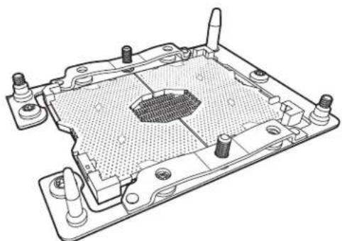 Supermicro X11DSN-TS - Overview of the Processor Socket Assembly - 4