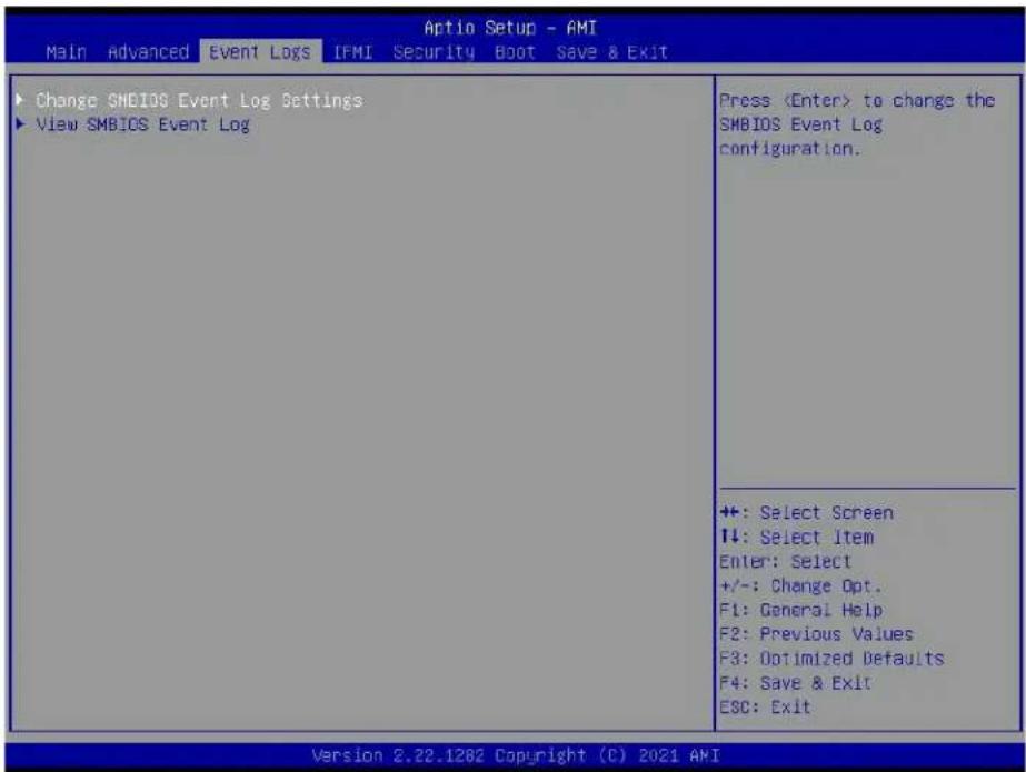 Supermicro X12SPG-NF - Event Logs - 1