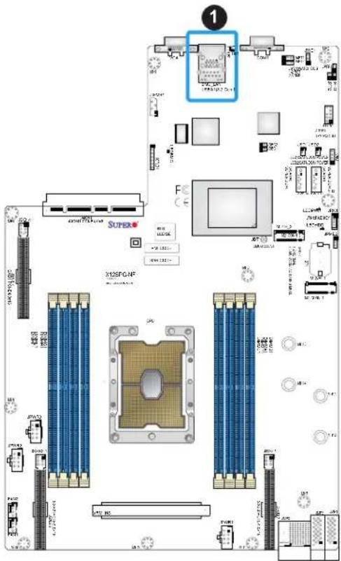 Supermicro X12SPG-NF - Universal Serial Bus (USB) Ports - 1
