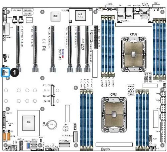 Supermicro X12DPG-QBT6 - VROC RAID Key Header - 3