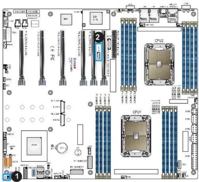 Supermicro X12DPG-QBT6 - NVMe SMBus Headers - 1