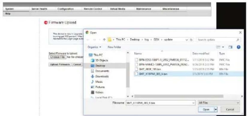 Supermicro SuperStorage SSG-136R-NEL32JBF - D.2 Updating the BMC Firmware - 4