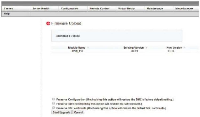 Supermicro SuperStorage SSG-136R-NEL32JBF - D.2 Updating the BMC Firmware - 5