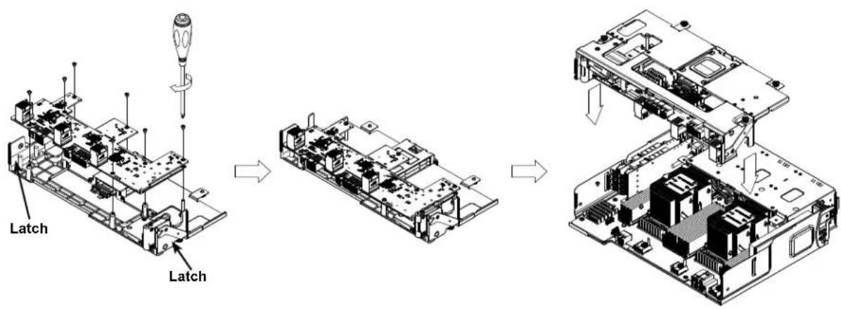 Supermicro SuperStorage 6049SP-DE1CR60 - Installing the Mezzanine Card - 1