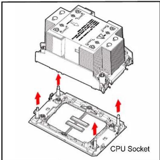 Supermicro X13SEED-SF - Removing the Processor Heatsink Module - 3