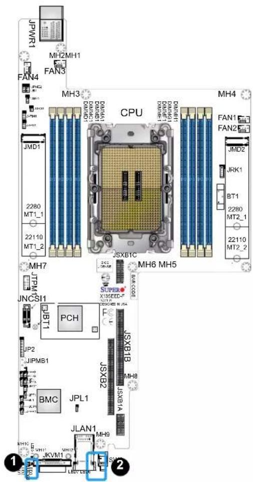 Supermicro X13SEED-SF - RJ45 Port Activity LED - 1