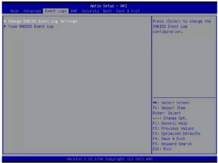 Supermicro X13SEED-SF - Event Logs - 1
