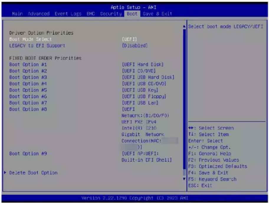 Supermicro X13SEED-SF - Boot - 1