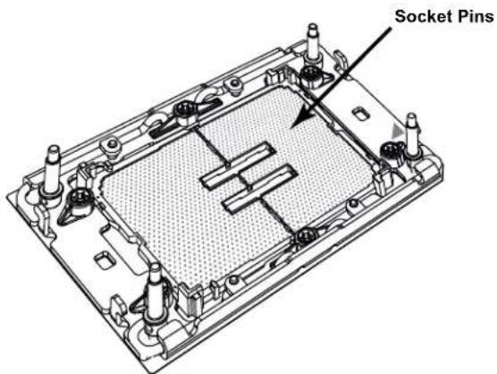 Supermicro X13SEED-SF - Preparing the CPU Socket for Installation - 3