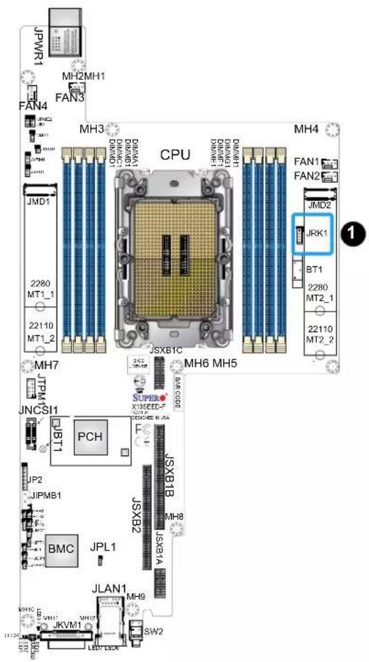 Supermicro X13SEED-SF - PCIe 5.0 x16 Left Riser Slot with LP PCIe card support - 3