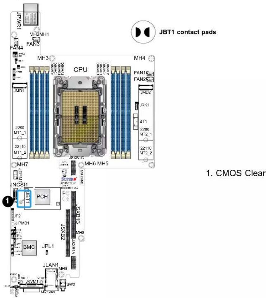 Supermicro X13SEED-SF - To Clear CMOS - 2