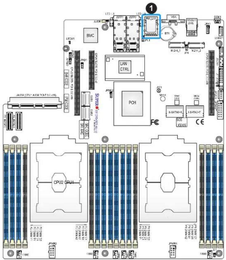 Supermicro X11DPD-M25 - IPMI LAN Port - 1