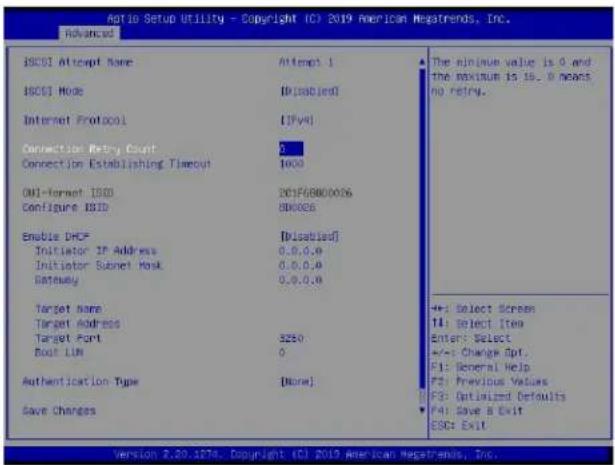 Supermicro X11DPD-M25 - Connection Retry Count - 1