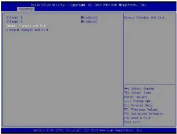 Supermicro X11DPD-M25 - Commit Changes and Exit - 1