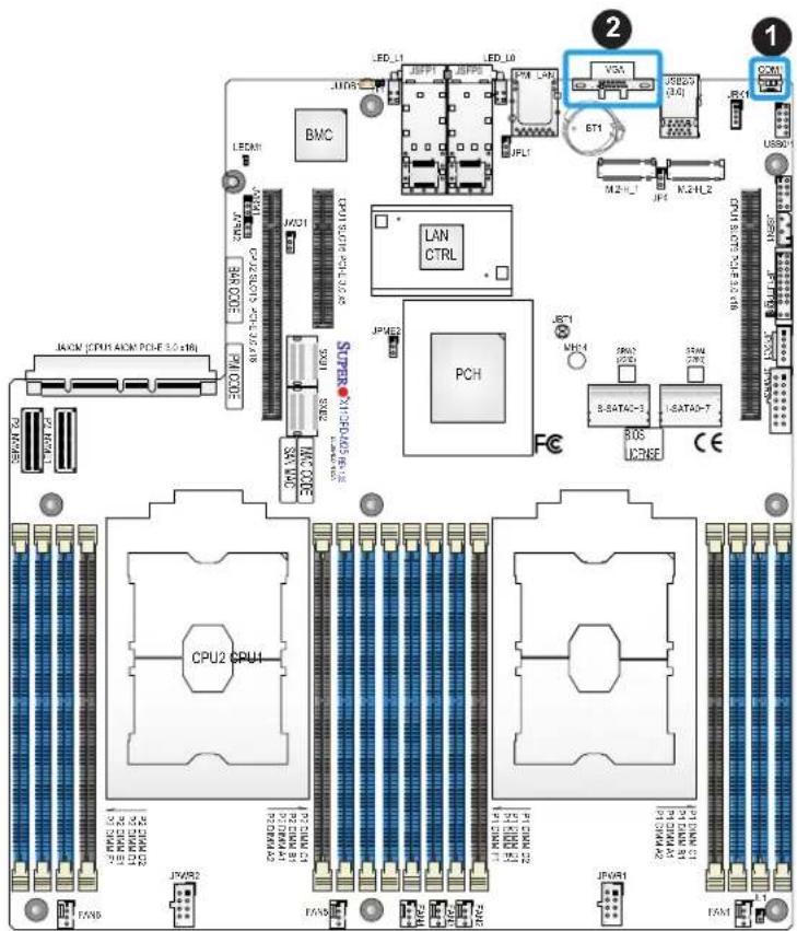 Supermicro X11DPD-M25 - VGA Port - 1