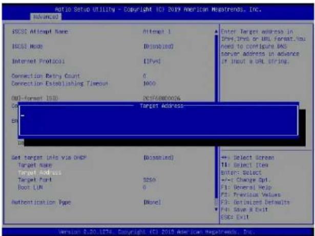 Supermicro X11DPD-M25 - Target Address - 1