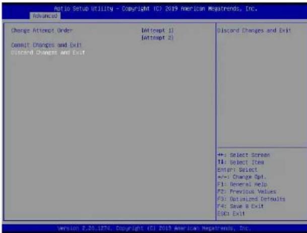 Supermicro X11DPD-M25 - Discard Changes and Exit - 1