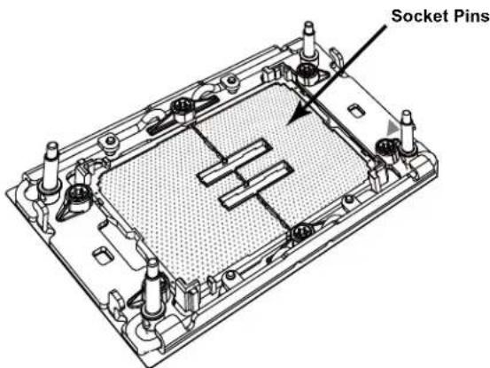 Supermicro SuperServer SYS-211GT-HNC8R - Preparing the CPU Socket for Installation - 3