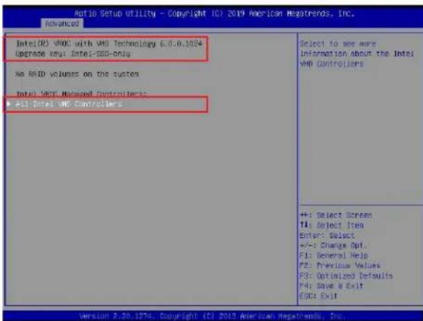 Supermicro X11DPS-RE - Enabling a PCI Slot for VMD Support in the BIOS Setup Utility - 4