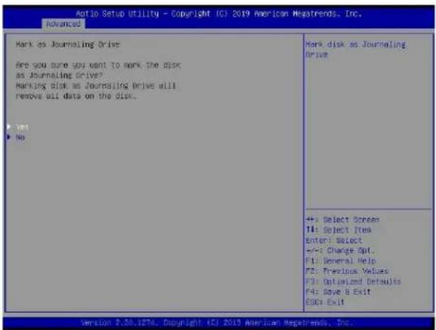 Supermicro X11DPS-RE - To Mark a RAID Volume as a Journaling Drive - 3