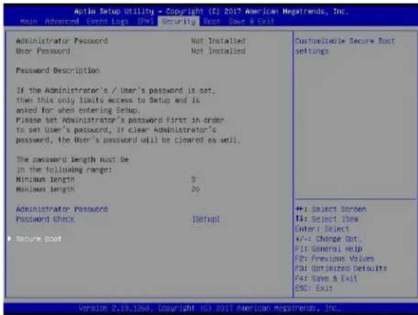 Supermicro X11DPS-RE - F.2 Secure Boot/ Secure Boot Mode/ CSM Support Features - 1
